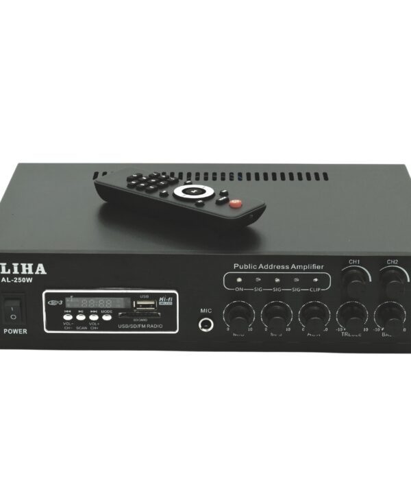 ALIHA AL-250W Bluetooth Power Amplifier 100V/4-16 Ohm