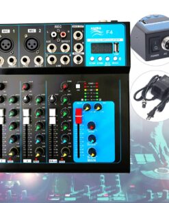 TOP PRO MS-402USB 4 CHANNEL DJ POWER MIXER PROFESSIONAL