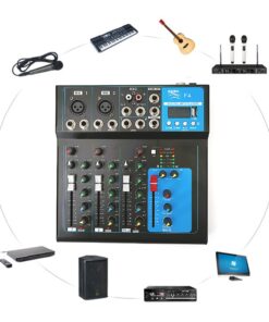 TOP PRO MS-402USB 4 CHANNEL DJ POWER MIXER PROFESSIONAL