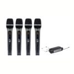 PRO-17 4×1 HAND WIRELESS MICROPHONE