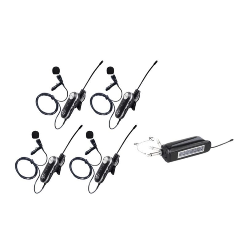 PRO-4CII WIRELESS 4 LAPEL MICROPHONE