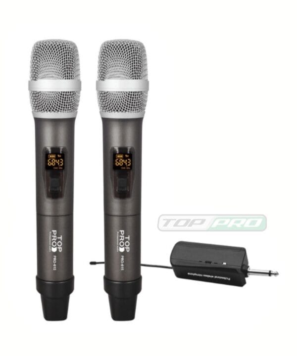TOP PRO PRO-615 DUAL WIRELESS MICROPHONE