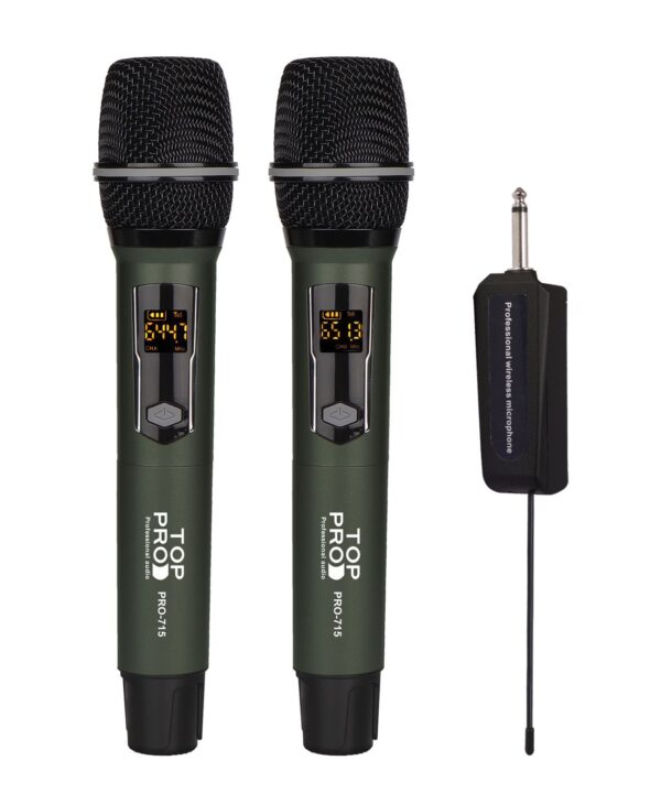 TOP PRO Rechargeable Wireless Microphone PRO-715