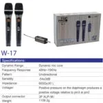 TOP PRO W-17 DUAL WIRELESS HAND MICROPHONE