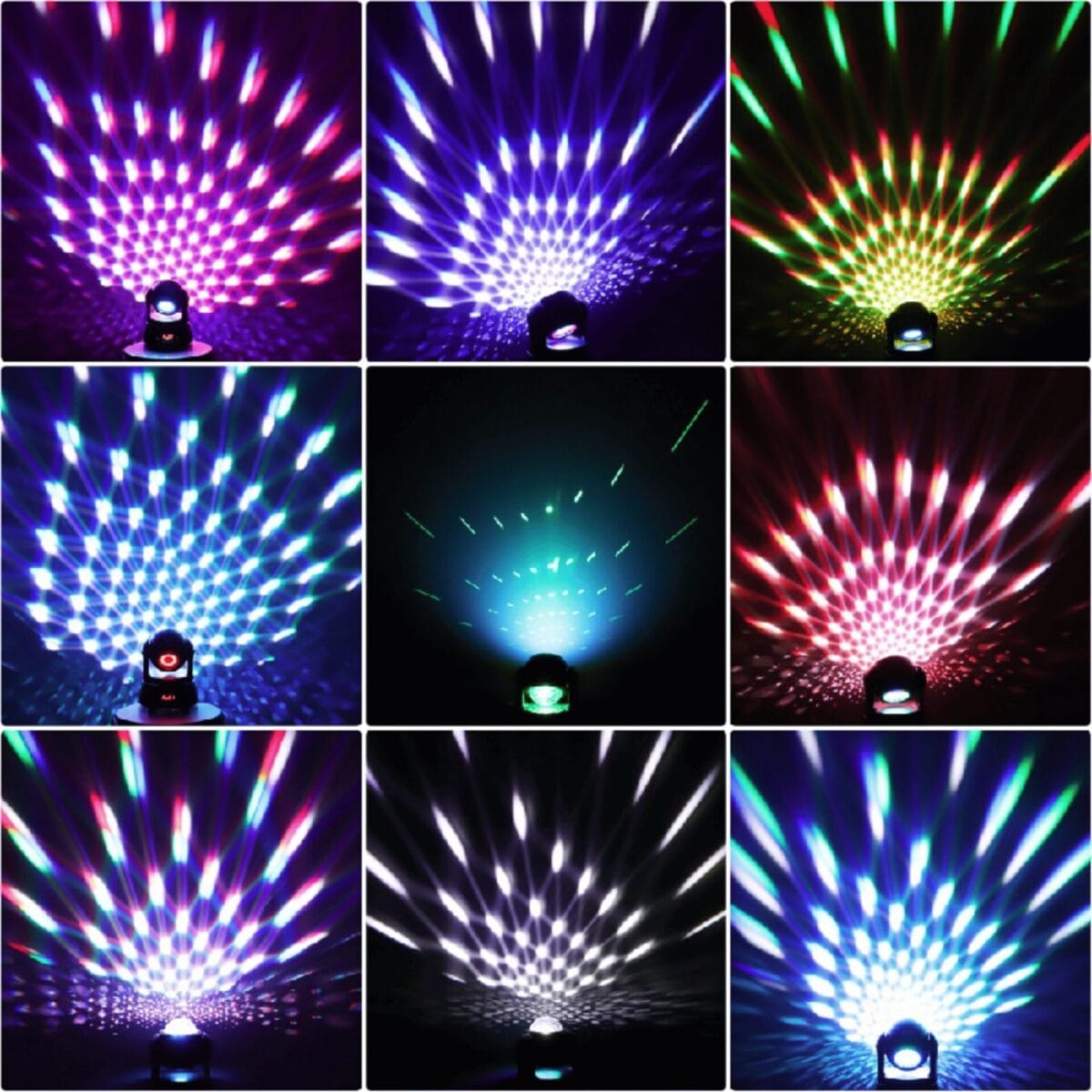 DOUBLE FACE MINI PARTY DJ MOVING LIGHT