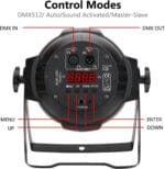 RGB 54 LEDs DISCO STAGE PAR LIGHT - Image 5
