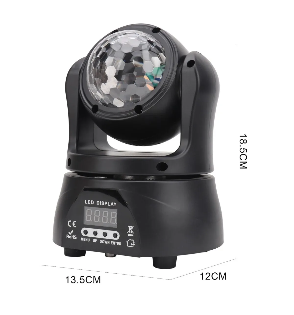 TOP PRO DOUBLE FACE MINI PARTY DJ MOVING LIGHT
