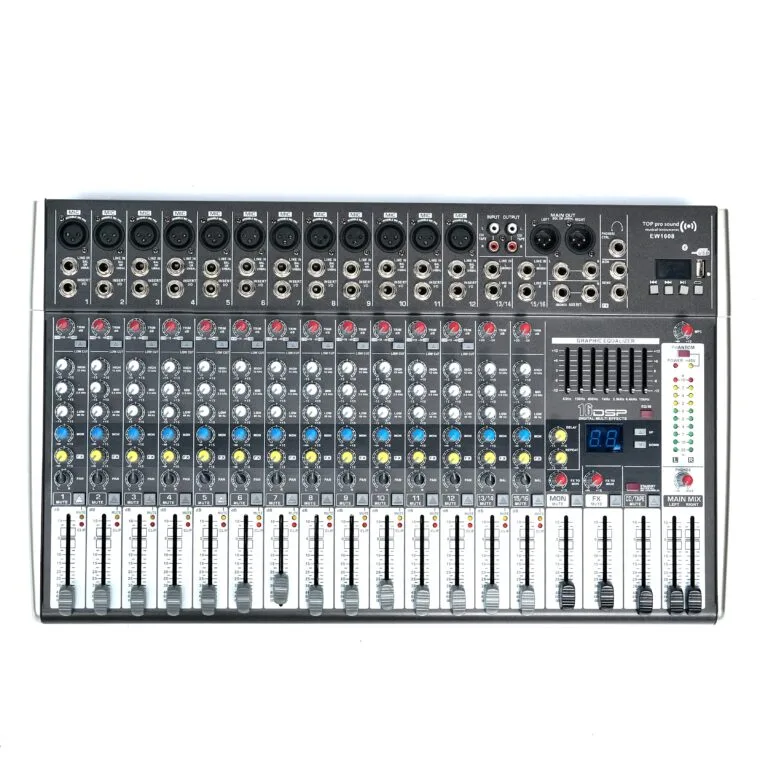 TOP PRO EW1608 DSP ECHO MIXER 16 CHANNEL