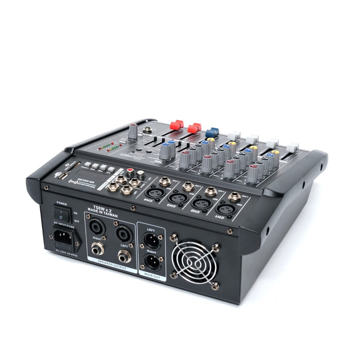 TOP PRO MS-402USB 4 CHANNEL DJ POWER MIXER