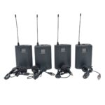 TOP PRO PS8400T UHF WIRELESS 4 LAPEL MICROPHONE