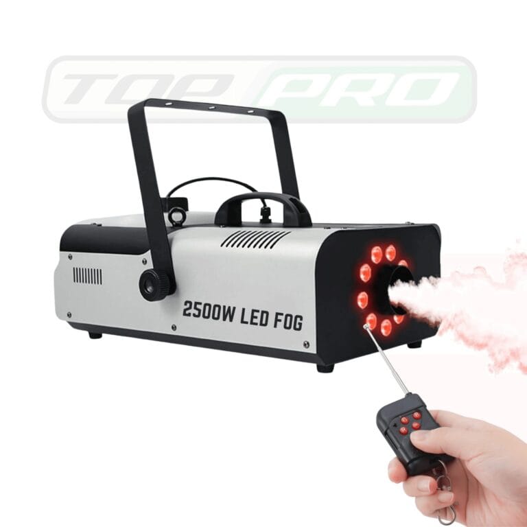 Professional 2500W Fog Smoke Machine 9 LED