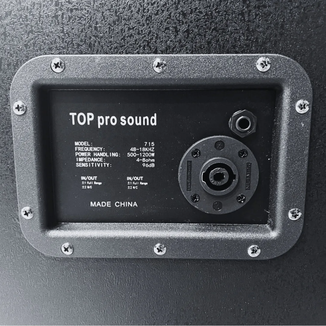 TOP PRO J715 STAGE WOODEN PASSIVE SPEAKER 15 INCH