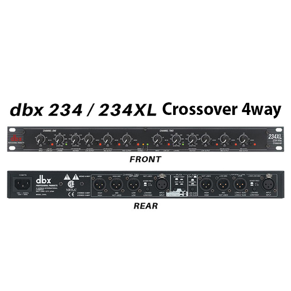 DBX 234XL Double Audio Processing Crossover