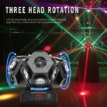 LED 3 Heads Moving Head laser Stage Light
