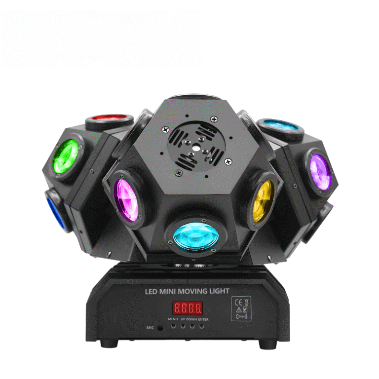LED 3 Heads Moving Head laser Stage Light
