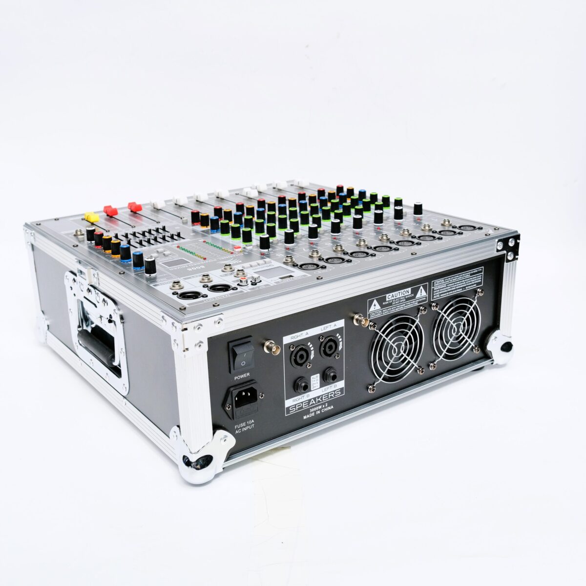 Professional 8 Channel Audio Power Mixer