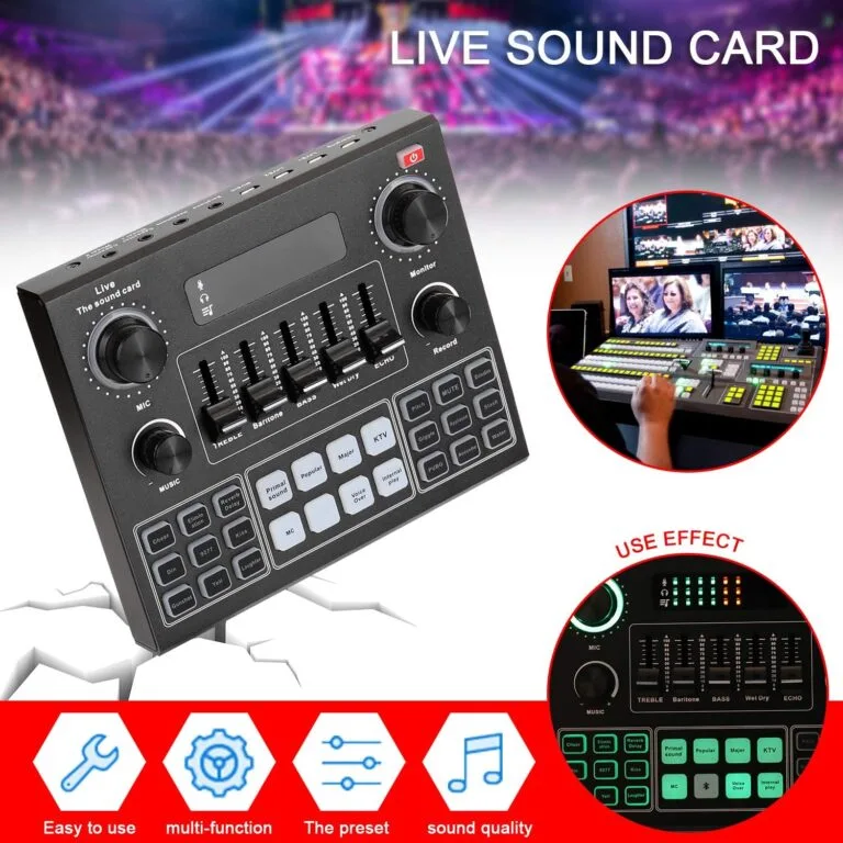 AUDIO LIVE SOUND CARD V9 FOR PHONE COMPUTER