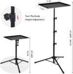 Adjustable Projector & Laptop Stand Height 17.7 to 47.2 Inch