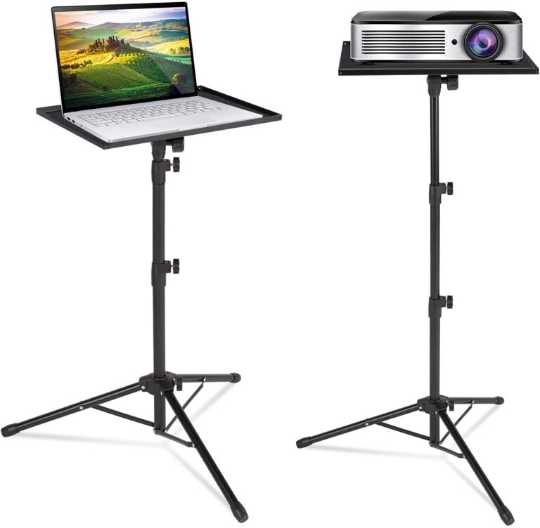 Adjustable Projector & Laptop Stand Height 17.7 to 47.2 Inch