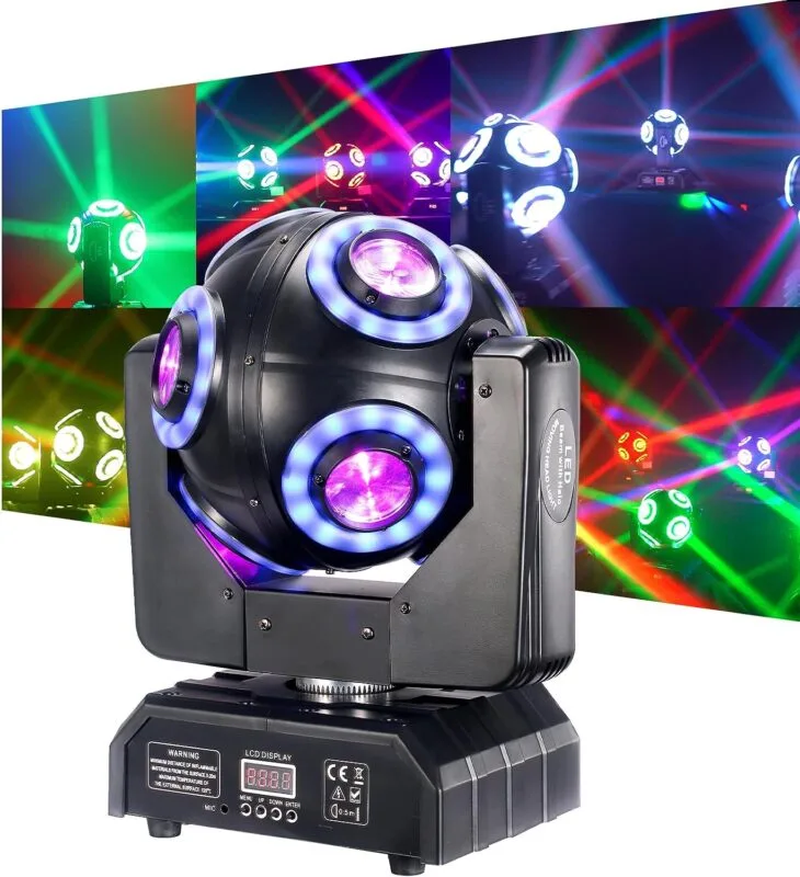 TOP PRO Moving Head Disco Ball Light 120W