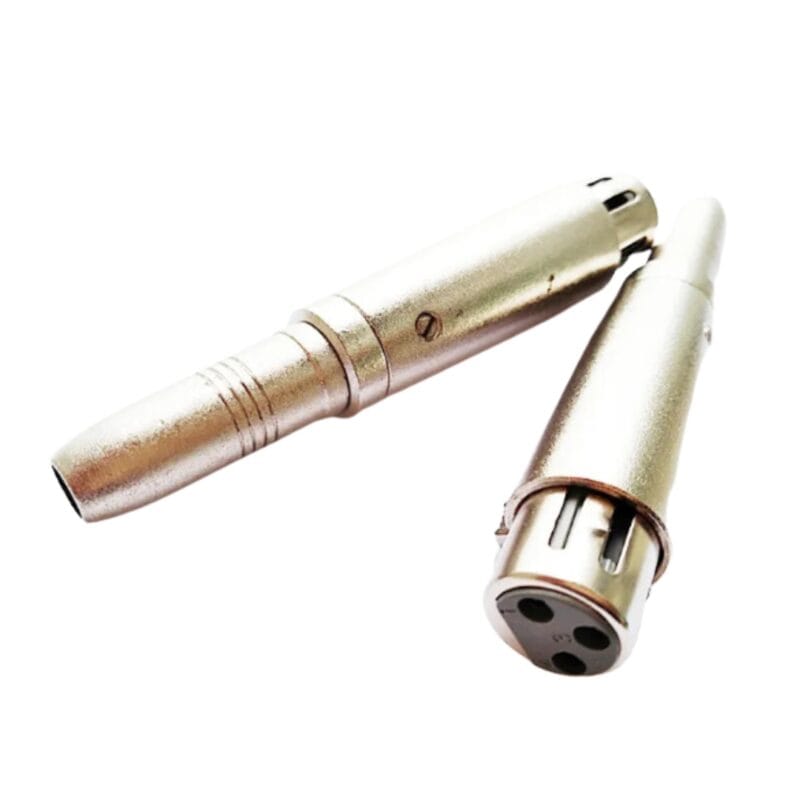 Audio Connector 6.35mm Jack Female to XLR Female