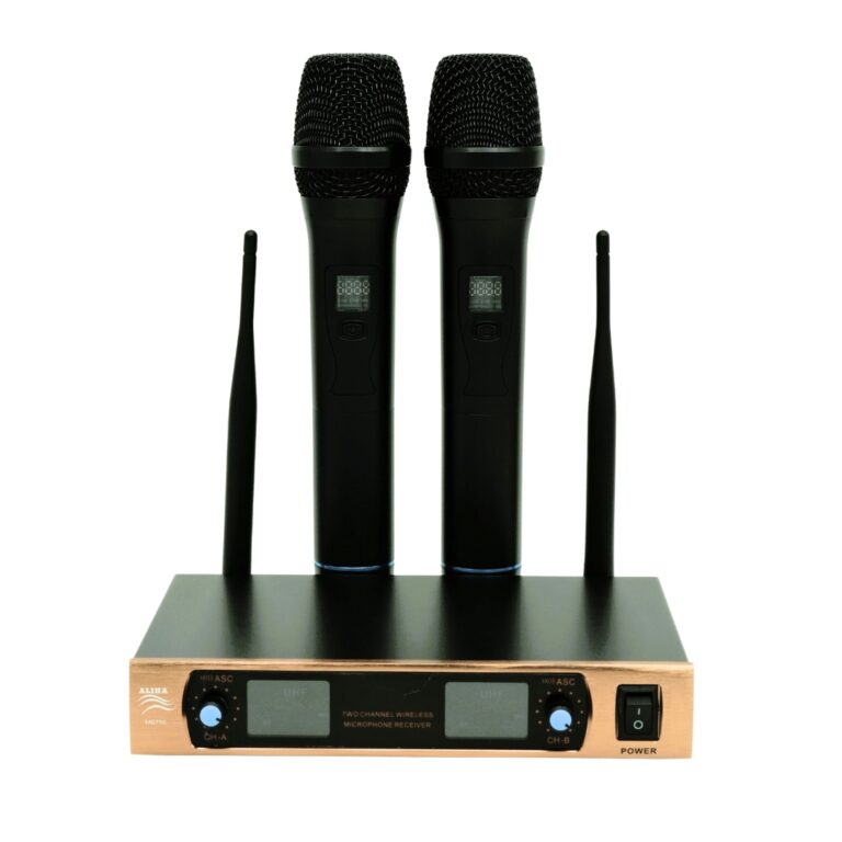 DUAL UHF Professional Wireless Microphone MS-750
