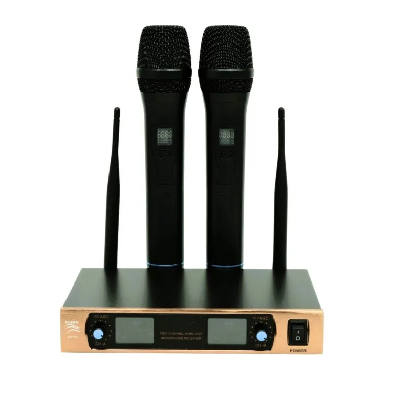 DUAL UHF Professional Wireless Microphone MS-750