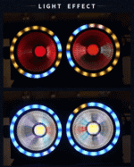 LED COB Light White + Warm