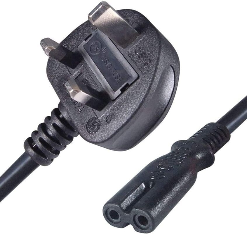 Power Cable Cord 2 Pin