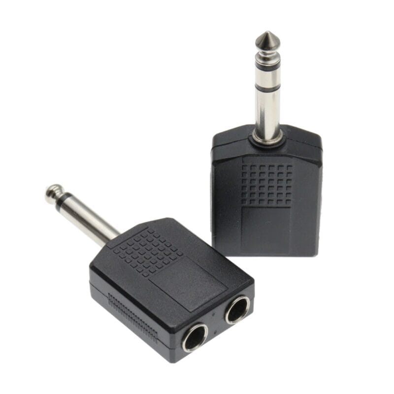 TOP PRO 2 MONO FEMALE JACK TO MONO MALE CONNECTOR