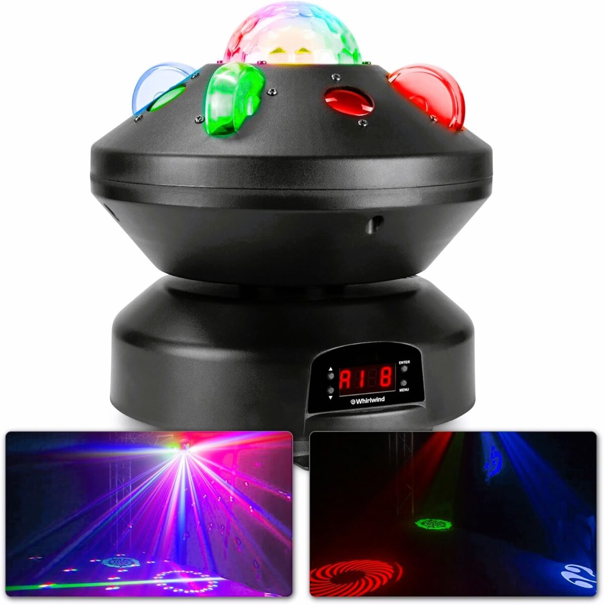 TOP PRO LED Laser DJ Magic Ball Light 3-IN-1