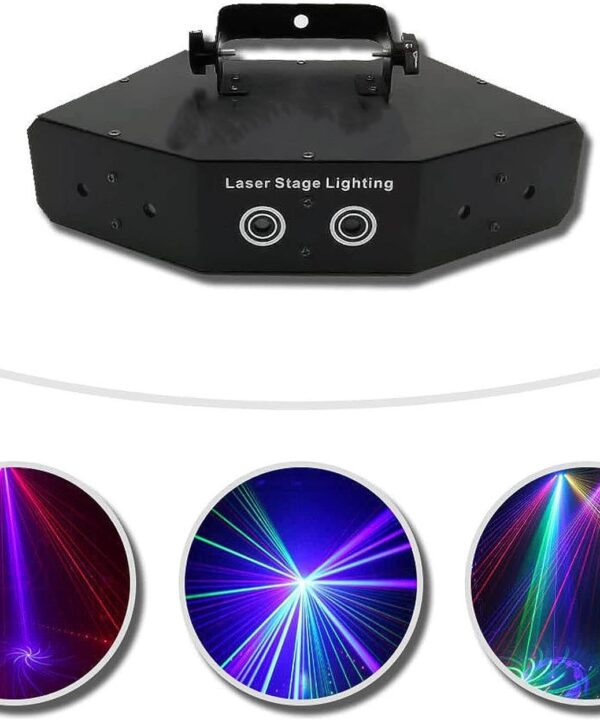 TOP PRO RGB DISCO LASER LIGHT 6 EYES