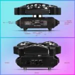 TOP PRO Three Side Spider 9 LED Moving Headlight