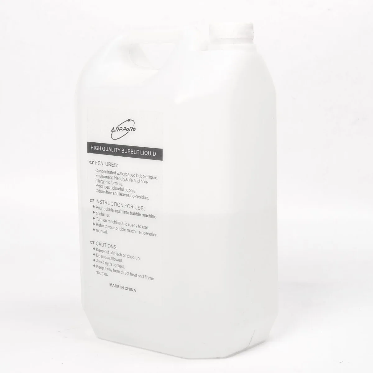 TOP PRO 5L Bubble Liquid for Stage Bubble Machine