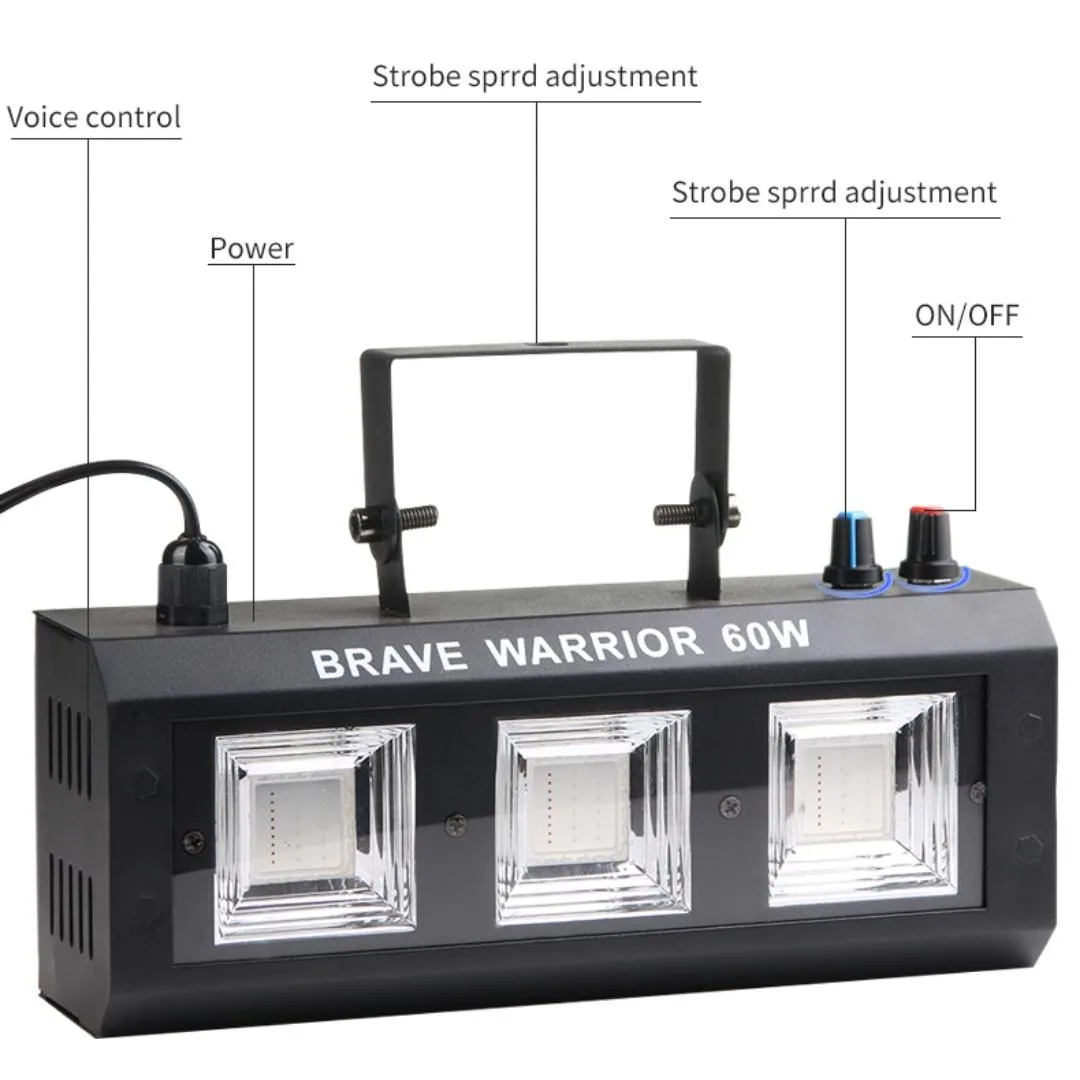 TOP PRO RGB MINI LED STROBE LIGHT 60W