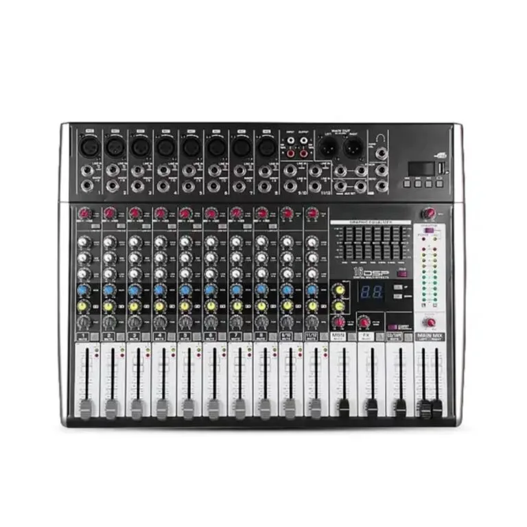 TOP PRO EW-1208 DSP ECHO MIXER 12 CHANNEL