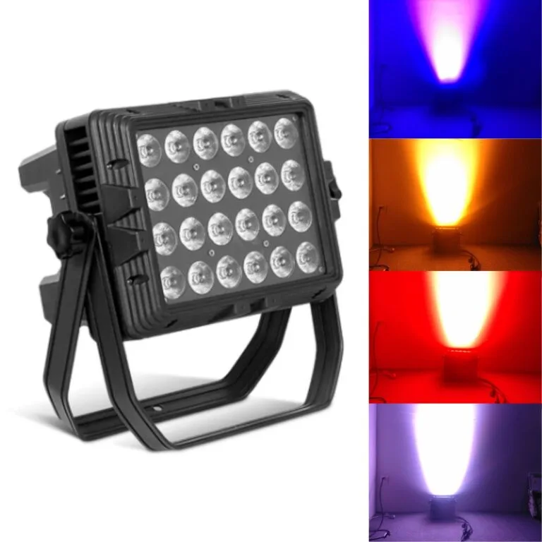 TOP PRO 24 LED Waterproof Wall Wash Par Light City Color