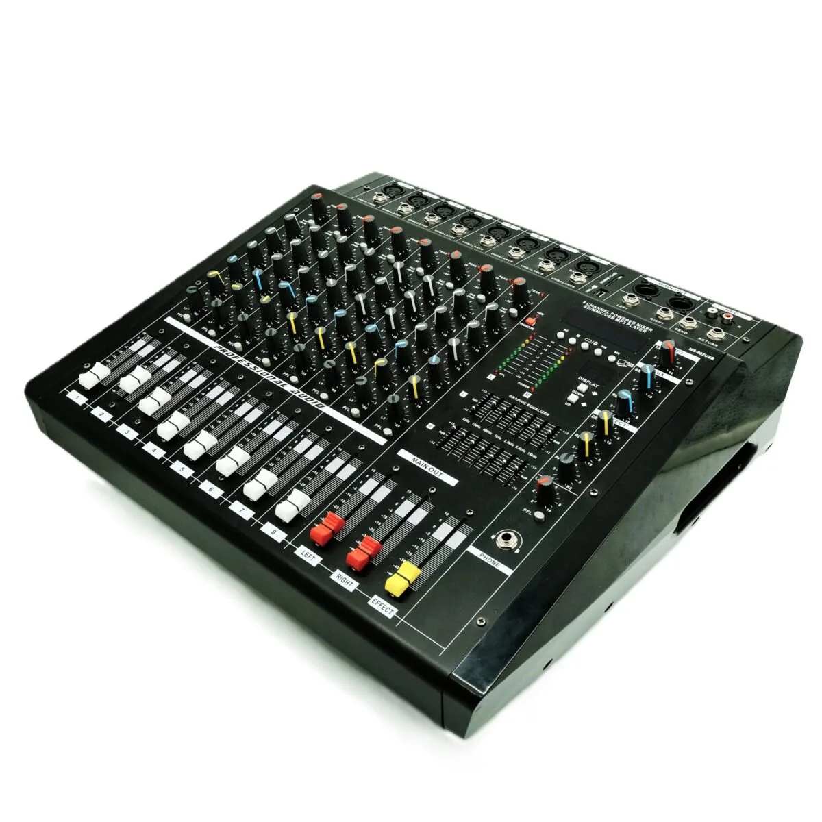 MS-802USB AUDIO POWER MIXER 8 CHANNEL