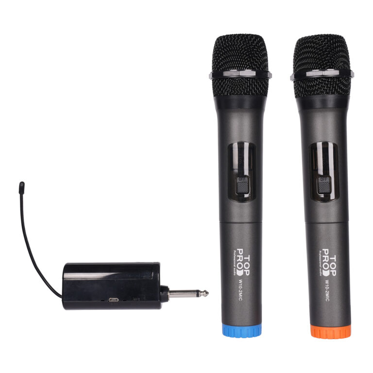 TOP PRO Dual Wireless Hand Microphone 2PCS