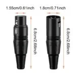 TOP PRO 3 Pins Low Noise XLR Connector