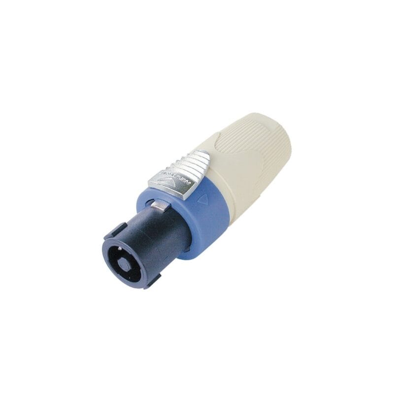 TOP PRO 4-Pole Speakon Cable Connector White