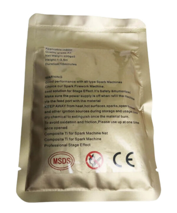 Cold Firework Machine Powder Indoor 205gm