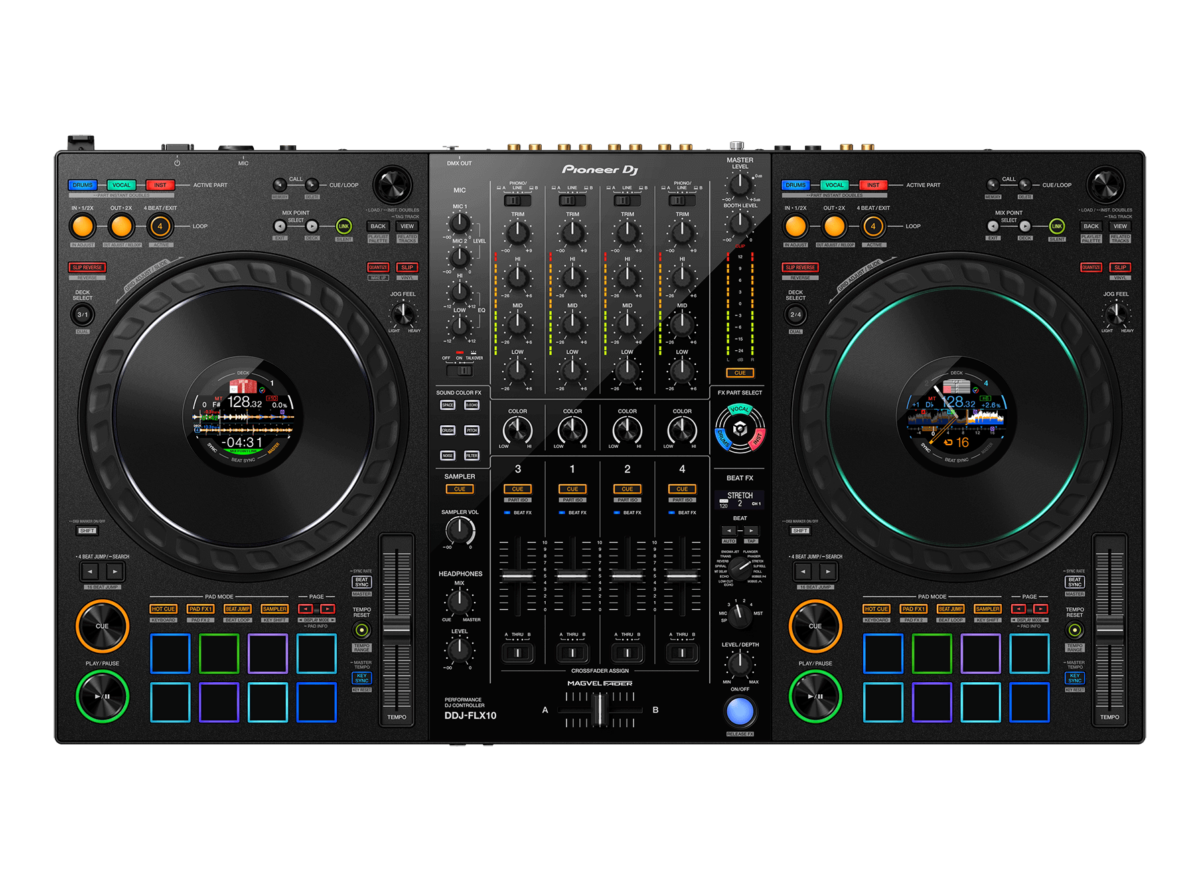 Pioneer DDJ-FLX10 Performance DJ Controller 4-Channel