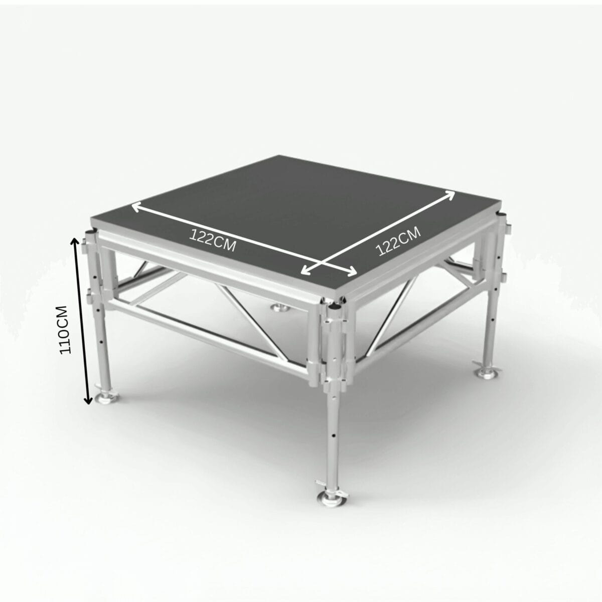 TOP PRO Portable Aluminum Stage For Concert 122CM - Image 3