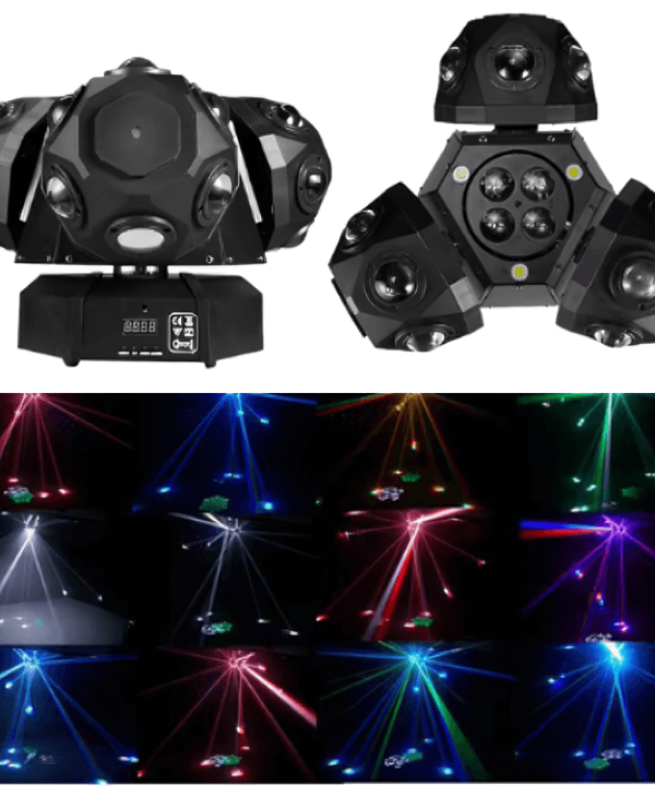 TOP PRO New 3 head led laser pattern Moving Head light