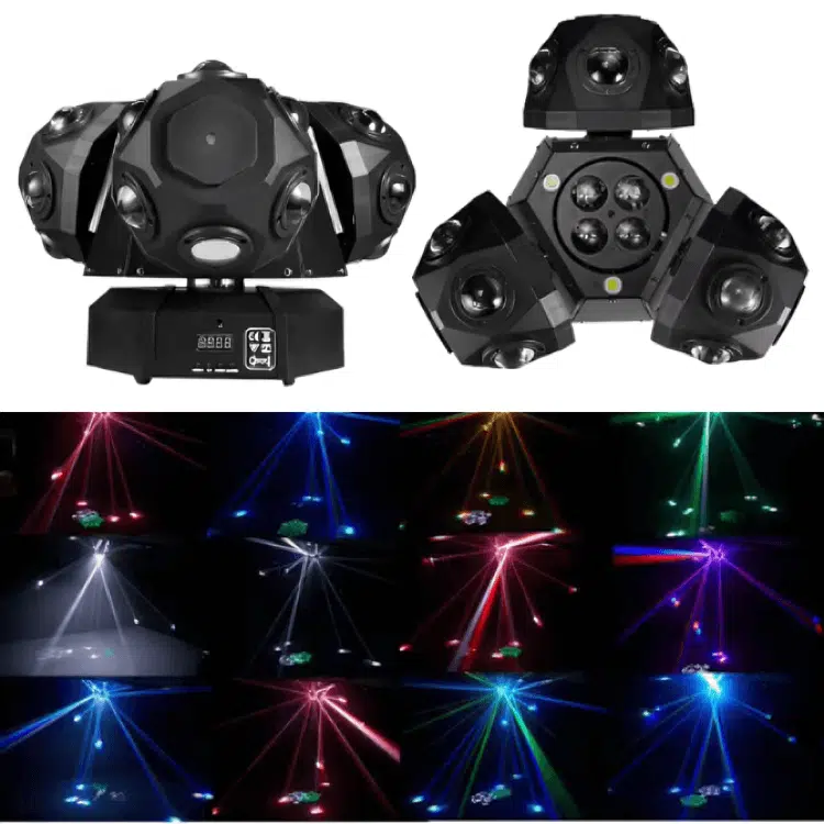 TOP PRO New 3 head led laser pattern Moving Head light