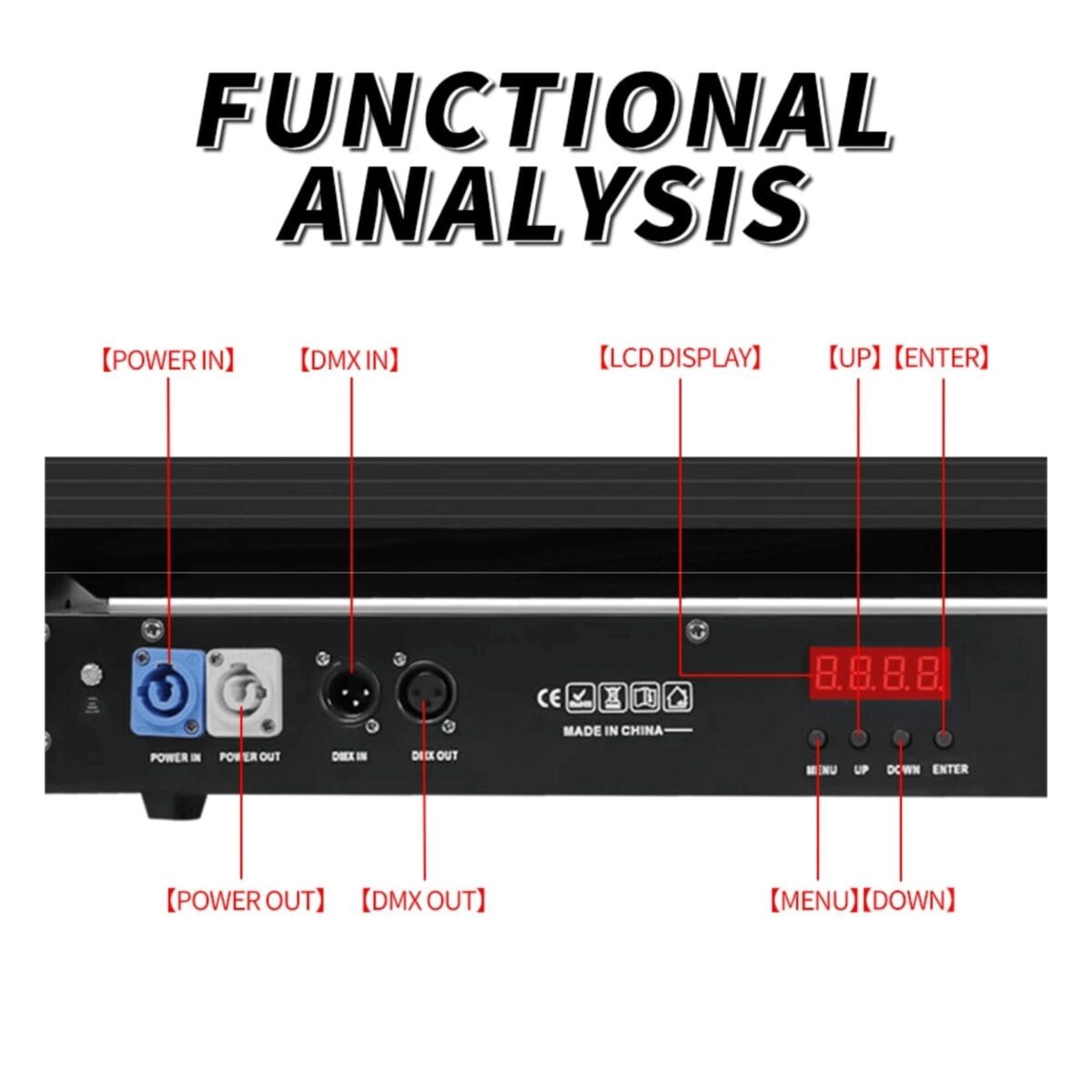 TOP PRO 8 EYES RGB Moving Head laser Light