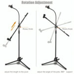 TOP PRO Mic Stand with Mobile Holder