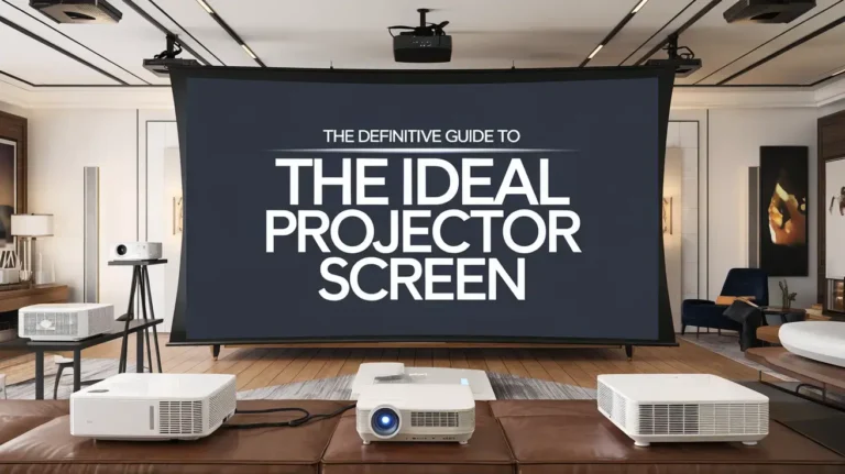 The Definitive Guide to Choosing the Ideal Projector Screen