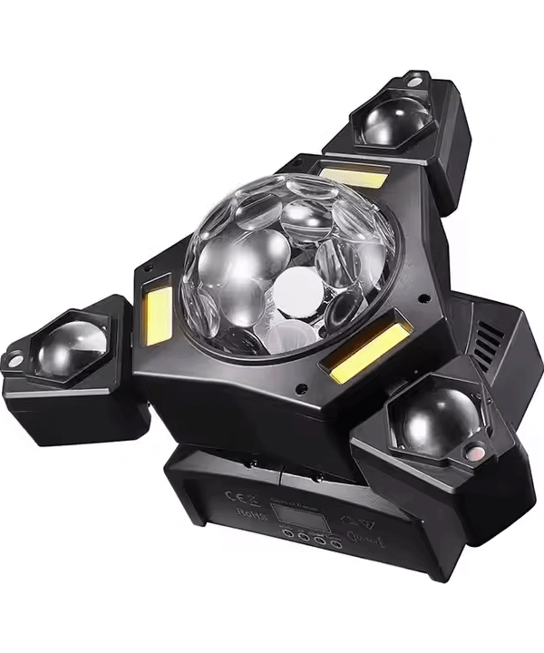 3 Arms Magic Ball Strobe Laser 4In1 LED Moving Light